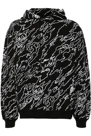 Maharishi Graphic-print cotton hoodie