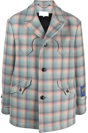 Maison Margiela Pendleton wool coat
