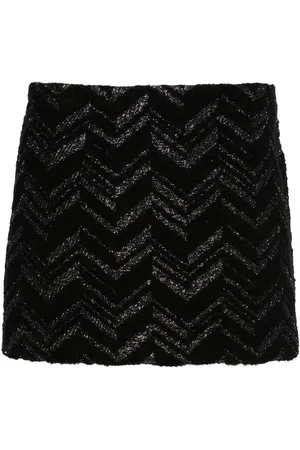 Missoni Zigzag-woven lurex-detailed miniskirt