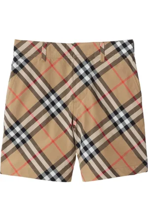 Burberry Vintage-Check print cotton shorts