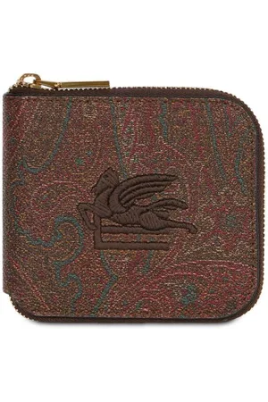 Etro Paisley-print jacquard wallet