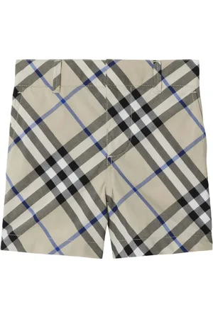 Burberry Checked cotton shorts