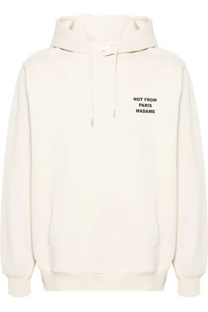 Drôle de Monsieur Logo-print cotton hoodie