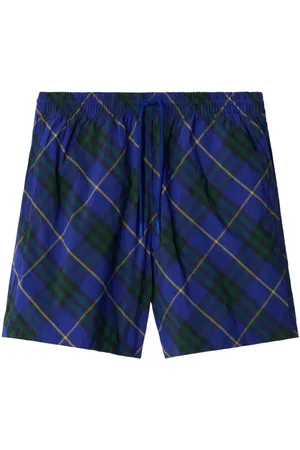 Burberry Check-print swim shorts