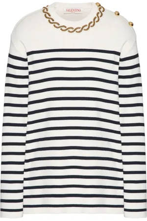 VALENTINO GARAVANI Striped cotton jumper