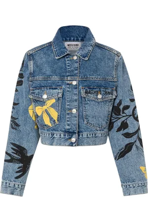 Moschino Graphic-print denim jacket