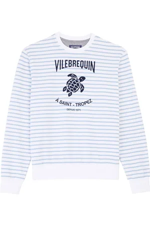 Vilebrequin Logo-print striped sweatshirt