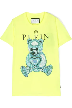 Philipp Plein Teddy bear-embellished cotton T-shirt