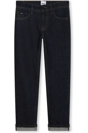 HUGO BOSS Mid-rise straight-leg jeans