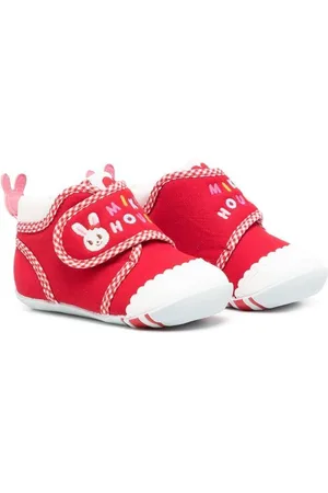 Miki House Bunny touch-strap sneakers