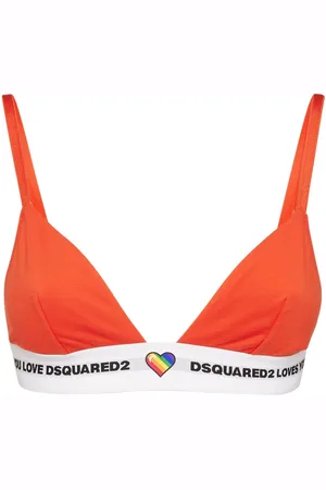 Dsquared2 Canadian Lodge triangle-cup bra