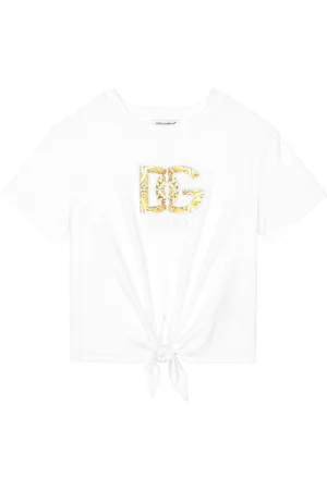 Dolce & Gabbana Logo embroidered cotton t-shirt