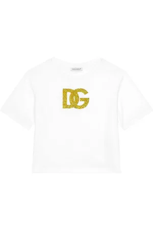 Dolce & Gabbana Rhinestone-logo t-shirt