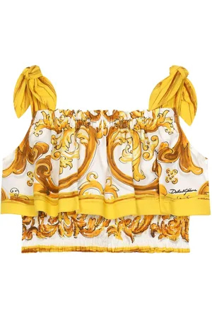 Dolce & Gabbana Majolica print blouse