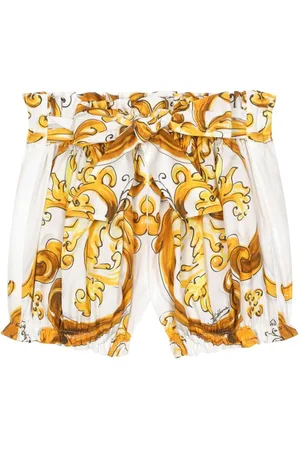 Dolce & Gabbana Majolica-print cotton shorts