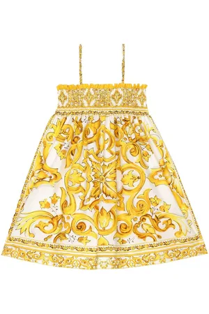 Dolce & Gabbana Majolica thin-strap dress