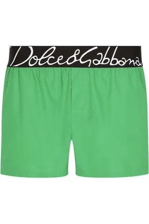 Dolce & Gabbana Logo-waistband swim shorts