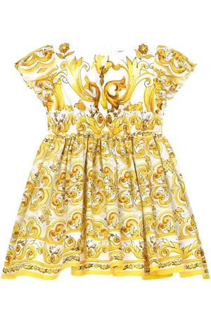 Dolce & Gabbana Majolica-print poplin dress