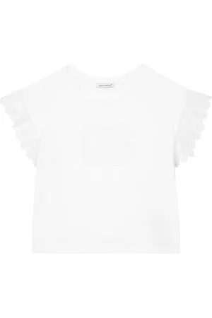 Dolce & Gabbana Broderie anglaise t-shirt