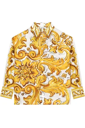 Dolce & Gabbana Poplin majolica shirt