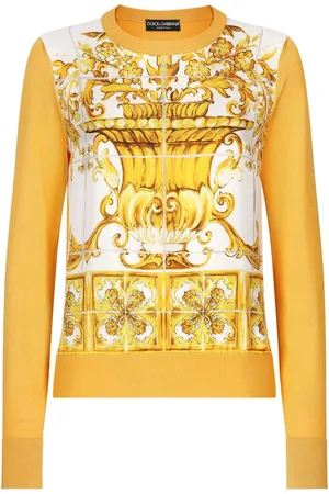 Dolce & Gabbana Majolica silk sweater