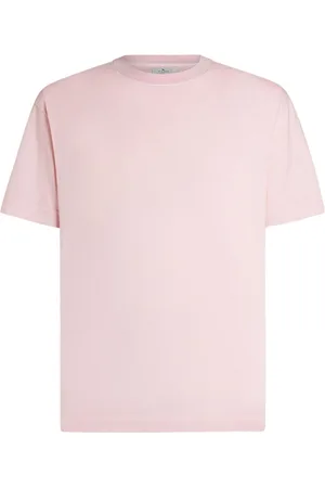 Etro Logo-embroidered cotton T-shirt