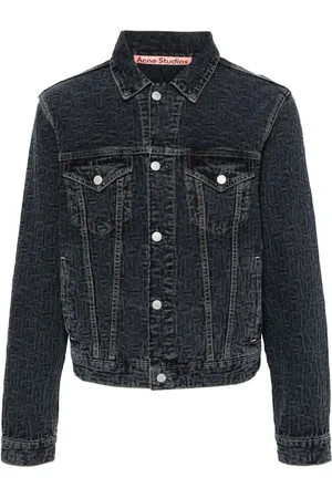 Acne Studios Logo-embossed denim jacket