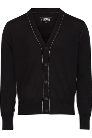 Maison Margiela Single-stitch fine-knit cardigan
