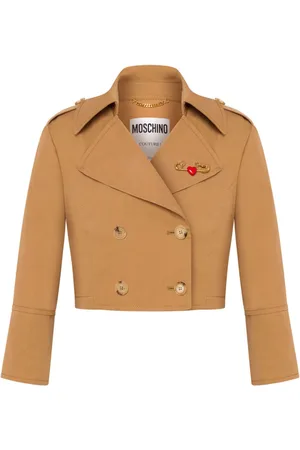 Moschino Cropped double-breasted jacket
