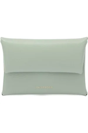 Jil Sander Logo-debossed leather coin pouch