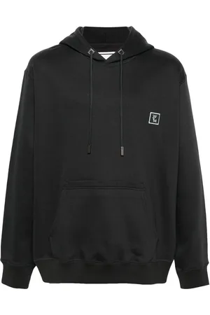 WOOYOUNGMI Logo-patch cotton hoodie