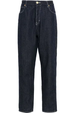 Kenzo Tapered-leg pinstriped jeans