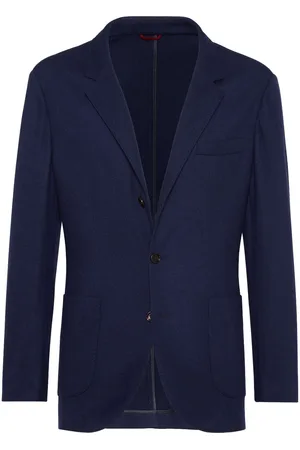 Brunello Cucinelli Single-breasted cashmere blazer