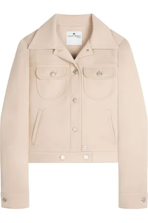 Courrèges Trucker button-fastening twill jacket