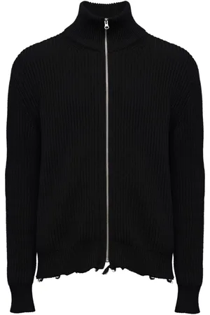 Maison Margiela Zip-fastening high-neck cardigan