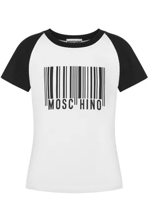 Moschino Barcode-print cotton T-shirt