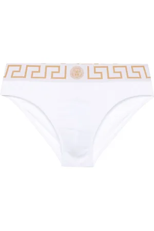 VERSACE Greca Border swim briefs