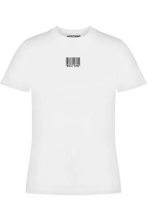 Moschino Barcode-print cotton T-shirt