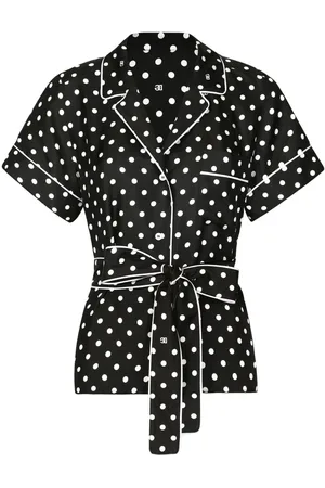 Dolce & Gabbana Polka-dot print silk shirt