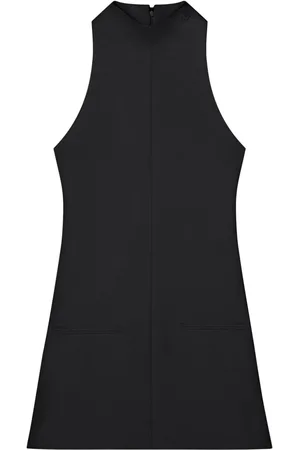 Courrèges Sleeveless twill A-line dress