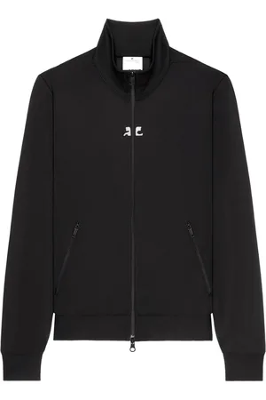 Courrèges Logo-embroidered jersey jacket