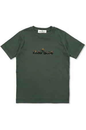 Stone Island Compass-print cotton T-shirt