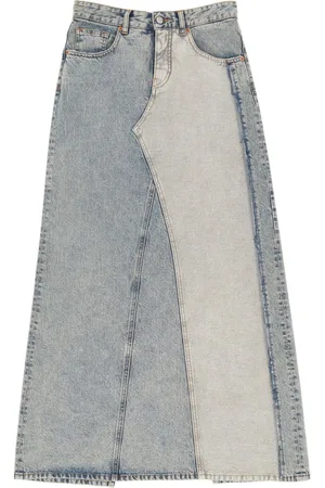 Maison Margiela Slit denim maxi-skirt