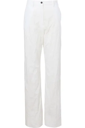 Proenza Schouler Crinkle poplin trousers