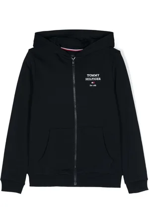 Tommy Hilfiger Logo-print zip-up hoodie