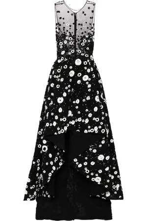 Saiid Kobeisy Beaded high-low gown