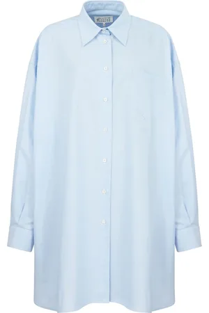 Maison Margiela Drop-shoulder cotton shirt