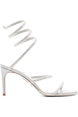 RENE CAOVILLA Cleo 80mm rhinestone-embellished sandals