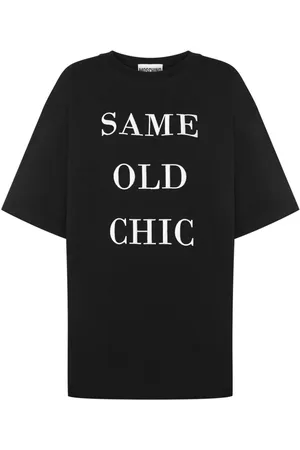 Moschino Slogan-print cotton T-shirt