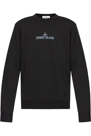 Stone Island Logo-print cotton sweatshirt